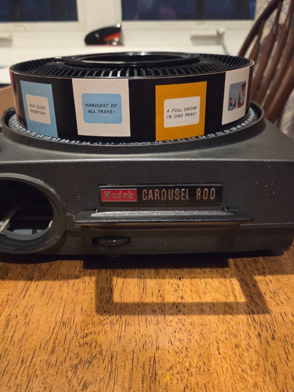 Kodak Ektagraphic III A Slide Projector with Tray Carousel and in Original Boxes